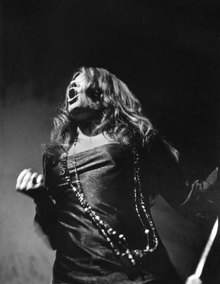 Janis Joplin, On Stage at Fillmore East, NYC, 1968